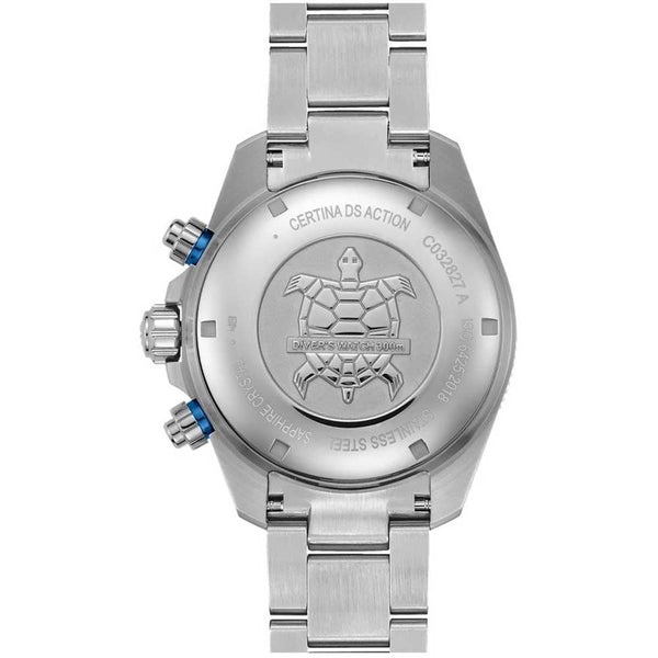 Certina Men's Blue DS Action Diver Chrono 44mm Watch