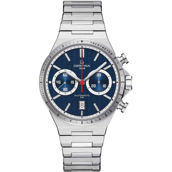 Certina Men's DS-7 Chronograph Automatic Blue Dial Watch