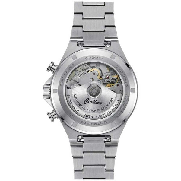 Certina Men's DS-7 Chronograph Automatic Blue Dial Watch