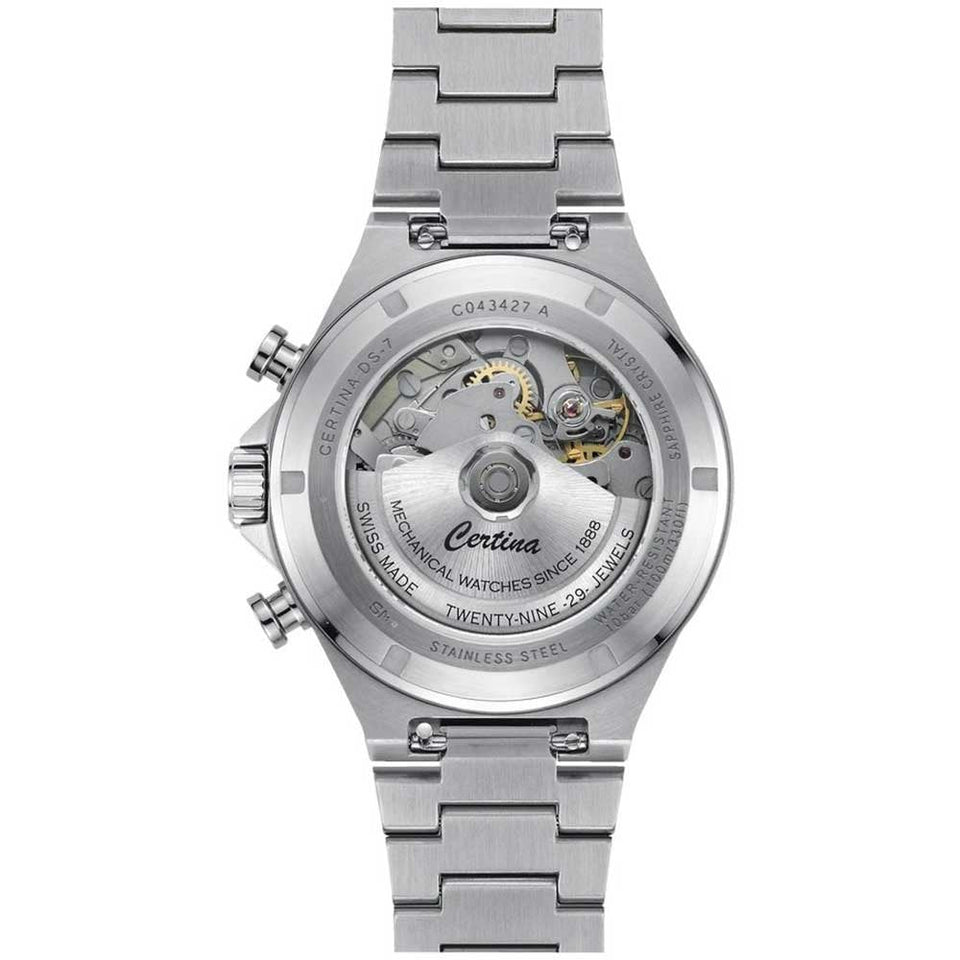 Certina Men's DS-7 Chronograph Automatic Blue Dial Watch
