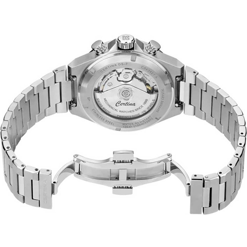 Certina Men's DS-7 Chronograph Automatic Blue Dial Watch