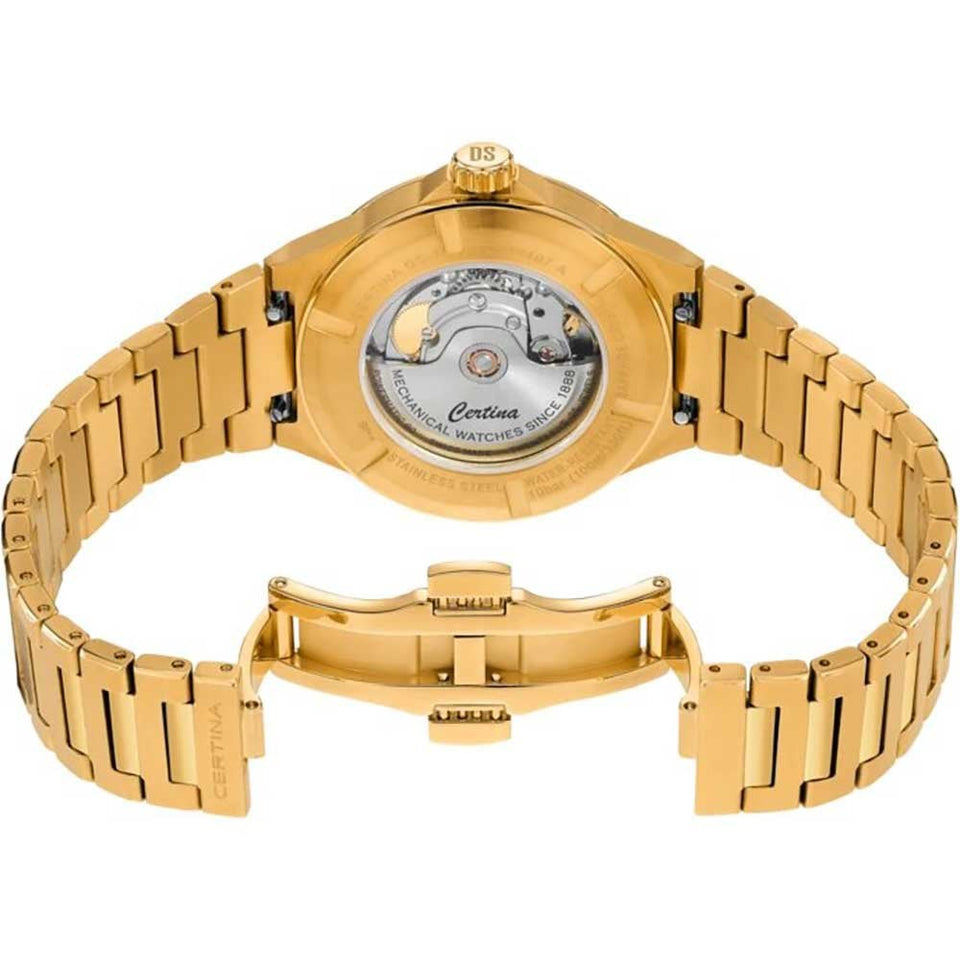Certina Men's DS-7 Powermatic 80 Automatic PVD Gold Plated Watch