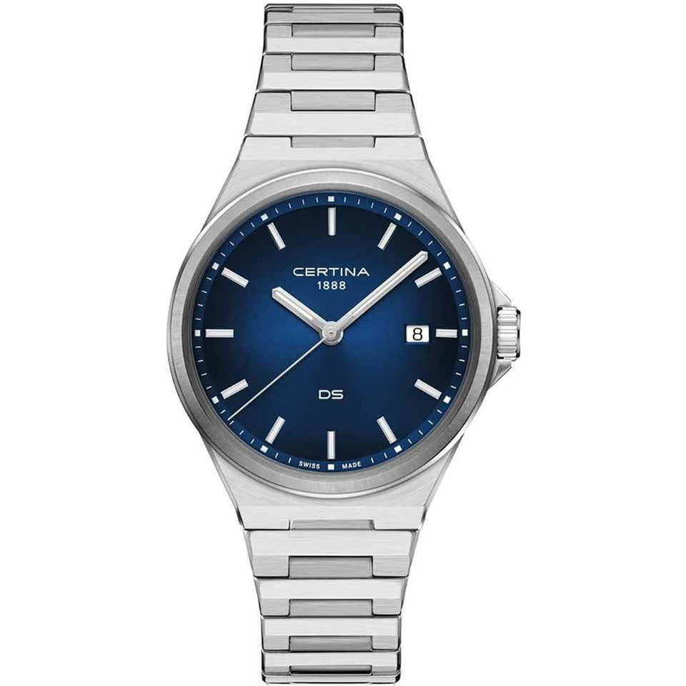Certina Men's DS-7 Quartz Blue 39mm Quartz Watch