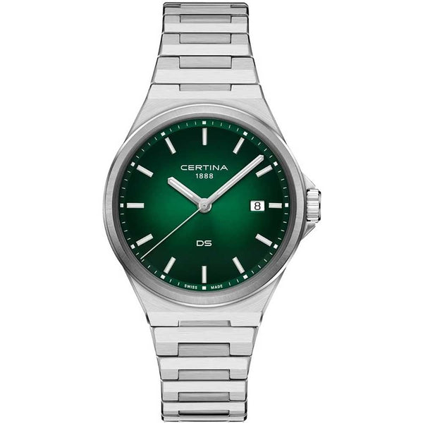 Certina Men's DS-7 Quartz Green 39mm Quartz Watch