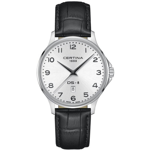 Certina Men's DS-8 40mm Leather Strap Watch