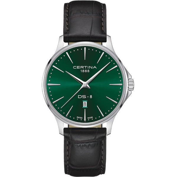 Certina Men's DS-8 40mm Quartz Green Dial Watch