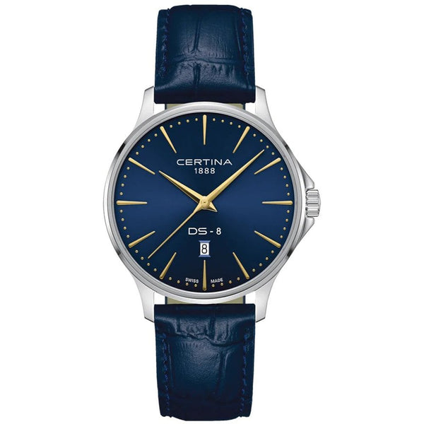 Certina Men's DS-8 40mm Quartz Navy Blue Watch