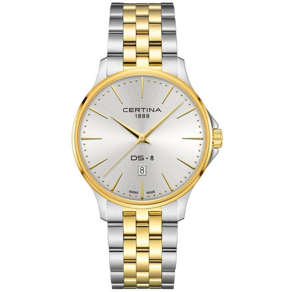 Certina Men's DS-8 40mm Two Tone Quartz Watch