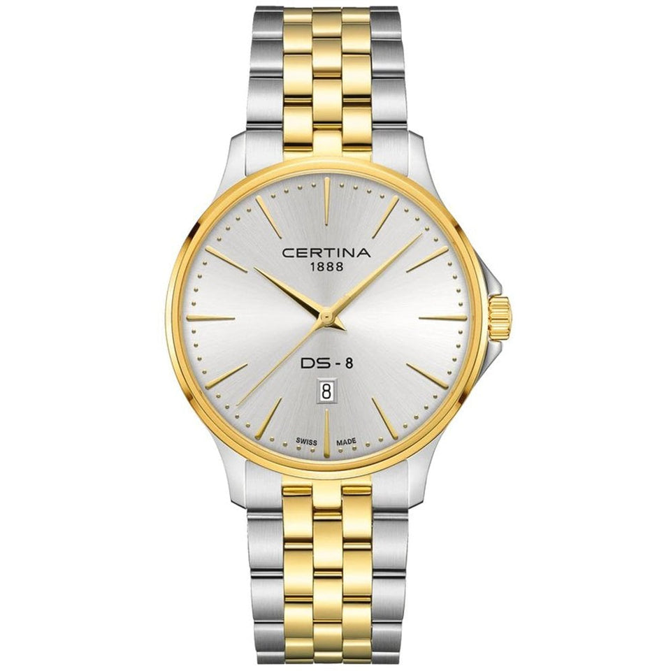 Certina Men's DS-8 40mm Two Tone Quartz Watch