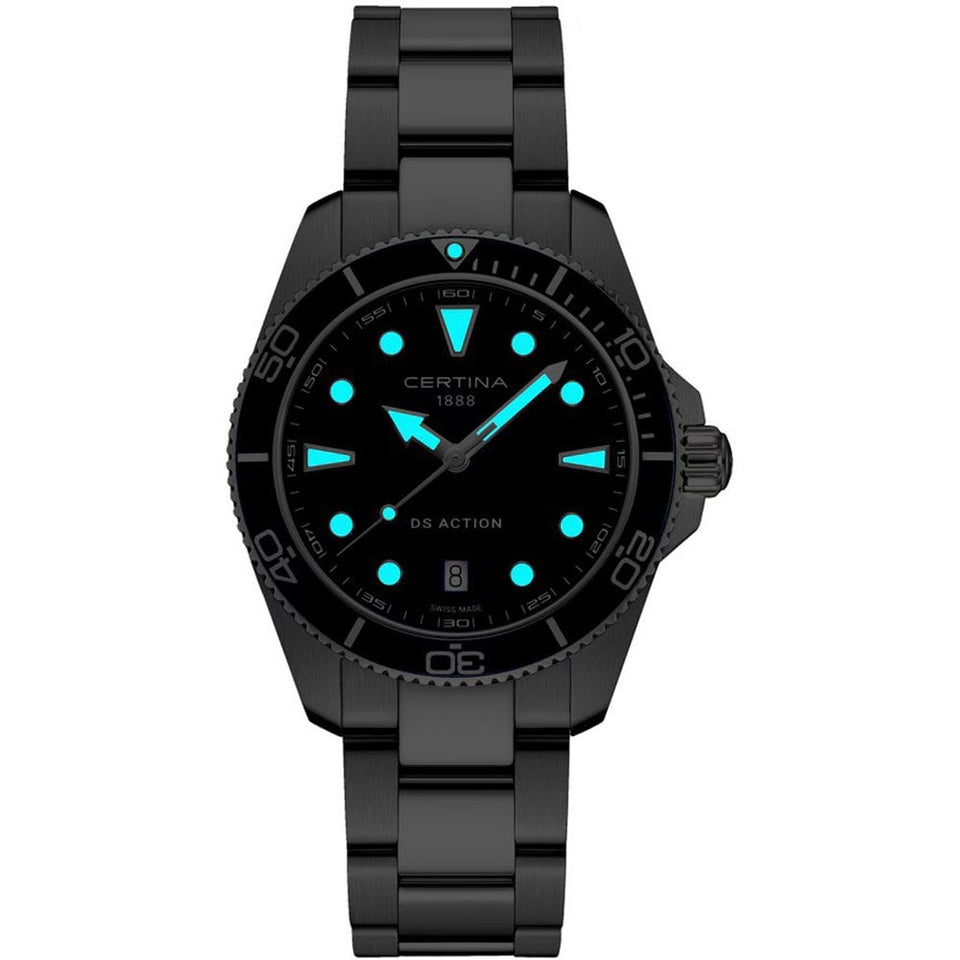 Certina Men's DS Action 40mm Blue Dial Quartz Watch