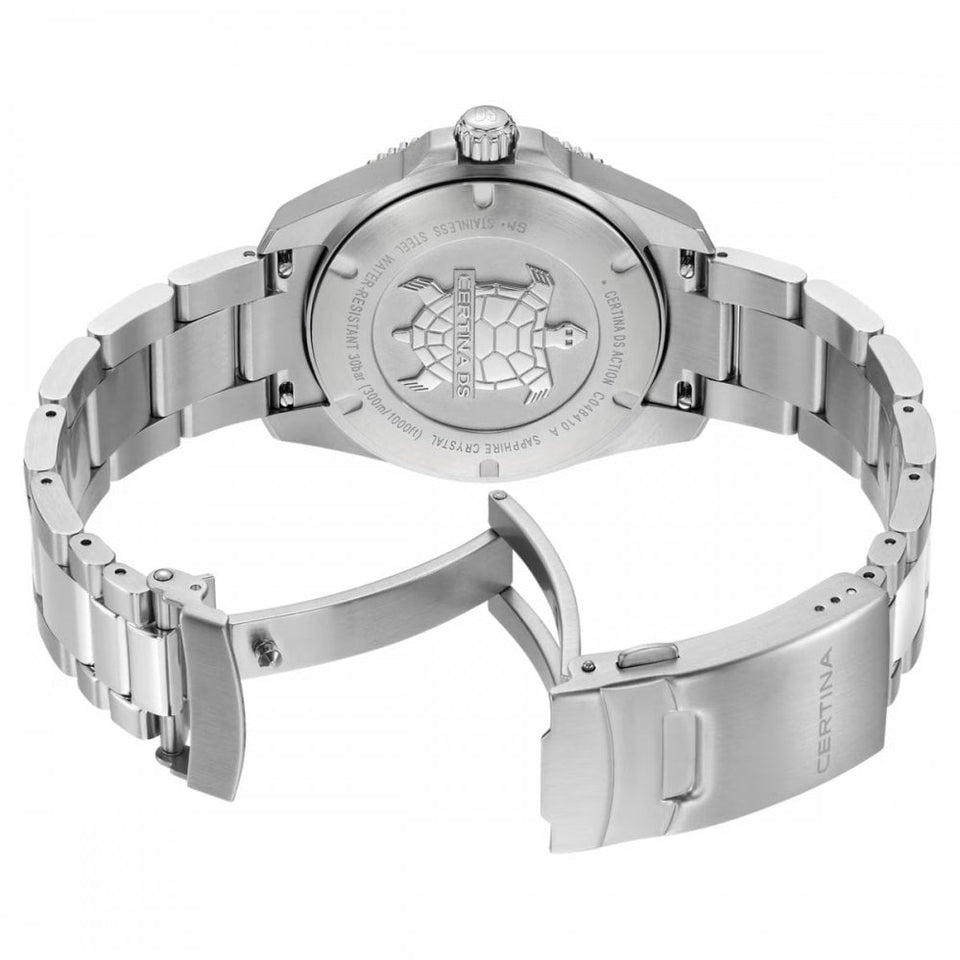 Certina Men's DS Action 40mm Blue Dial Quartz Watch