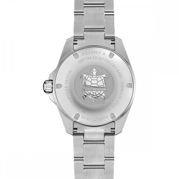Certina Men's DS ACTION Diver 38mm Automatic Watch | Black
