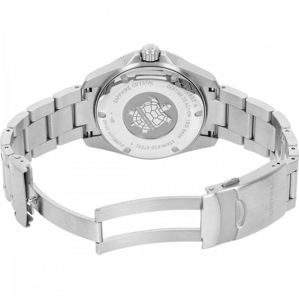 Certina Men's DS ACTION Diver 38mm Automatic Watch | Black