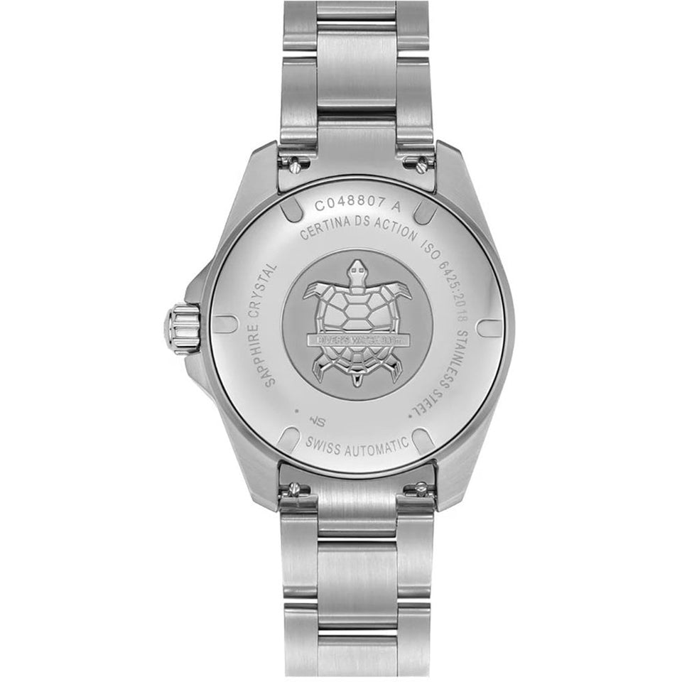 Certina Men's DS Action Diver 38mm Powermatic 80 Ceramic Bezel Watch