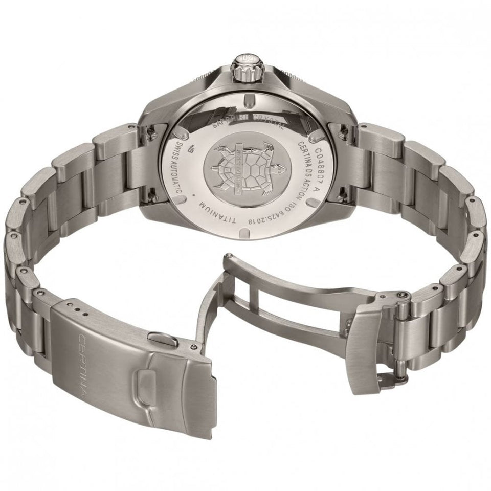 Certina Men's DS Action Diver 38mm Powermatic 80 Titanium Watch