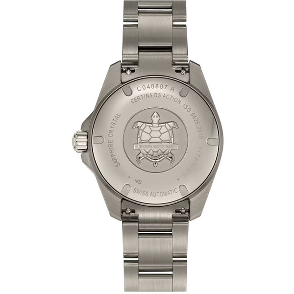 Certina Men's DS Action Diver 38mm Powermatic 80 Titanium Watch
