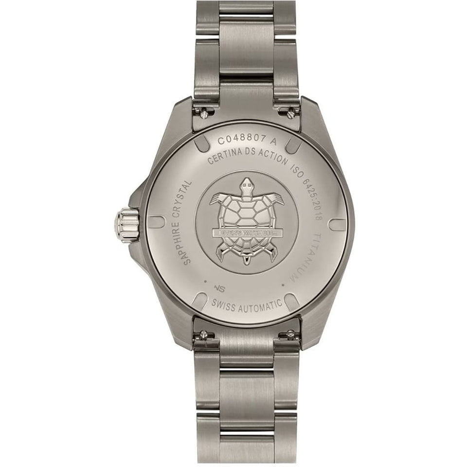 Certina Men's DS Action Diver 38mm Powermatic 80 Titanium Watch