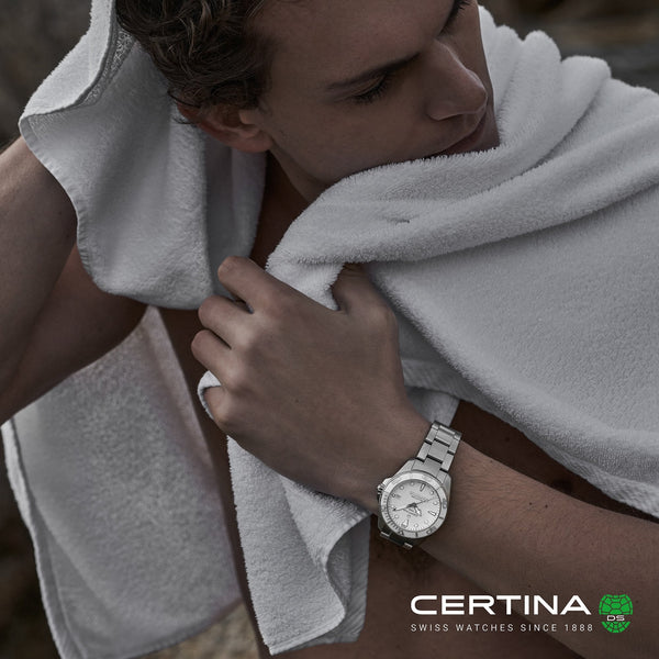 Certina Men's DS Action Diver 40.5mm White Dial Diver's Watch