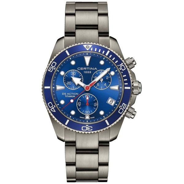 Certina Men's DS Action Titanium Chronograph Quartz Watch