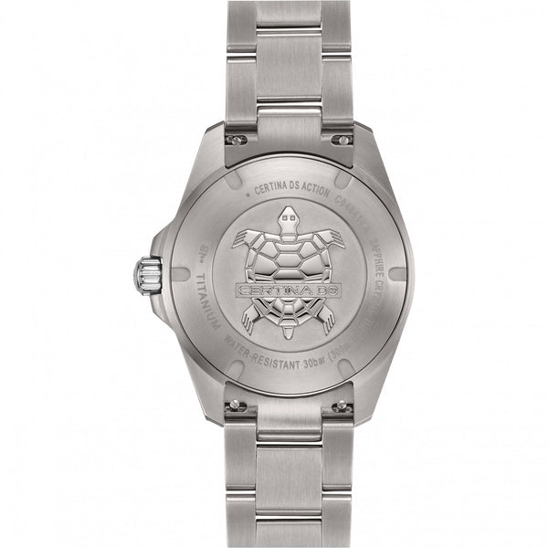 Certina Men's DS Action Titanium Light Blue Quartz Watch