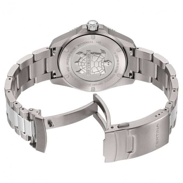 Certina Men's DS Action Titanium Light Blue Quartz Watch