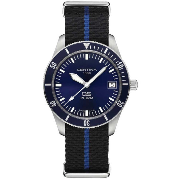 Certina Men's DS PH100M Quartz Nato Strap Watch