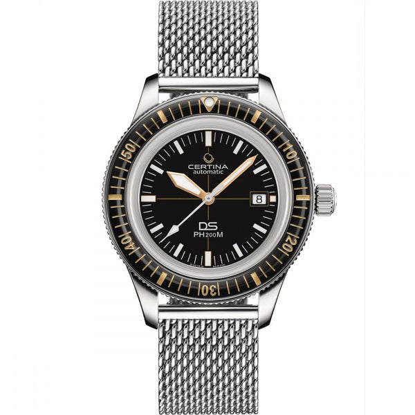 Certina Men's DS PH200M Heritage Mesh Powermatic 80 Watch