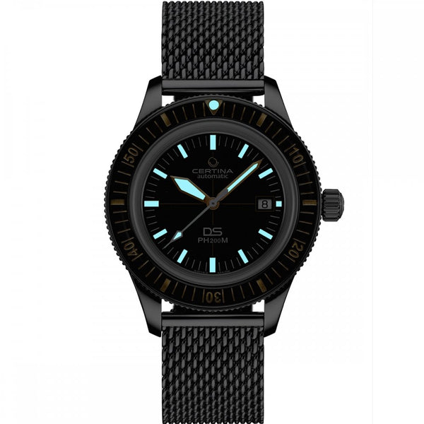 Certina Men's DS PH200M Heritage Mesh Powermatic 80 Watch