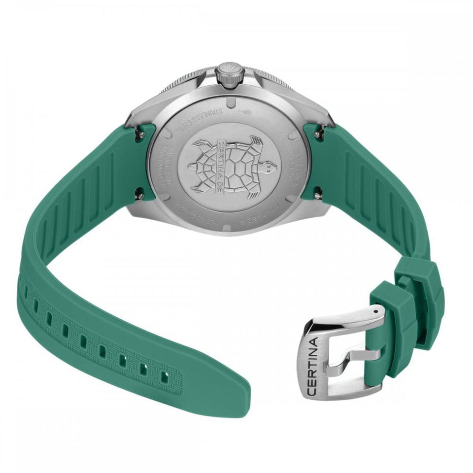 Certina Men's DS-X GMT Teal Strap Quartz Watch