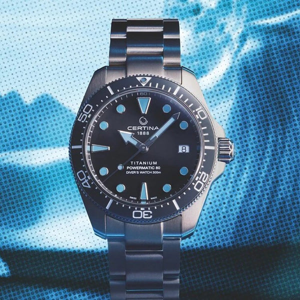 Certina Titanium DS Action Diver 38mm 'Turquoise Splash' Watch