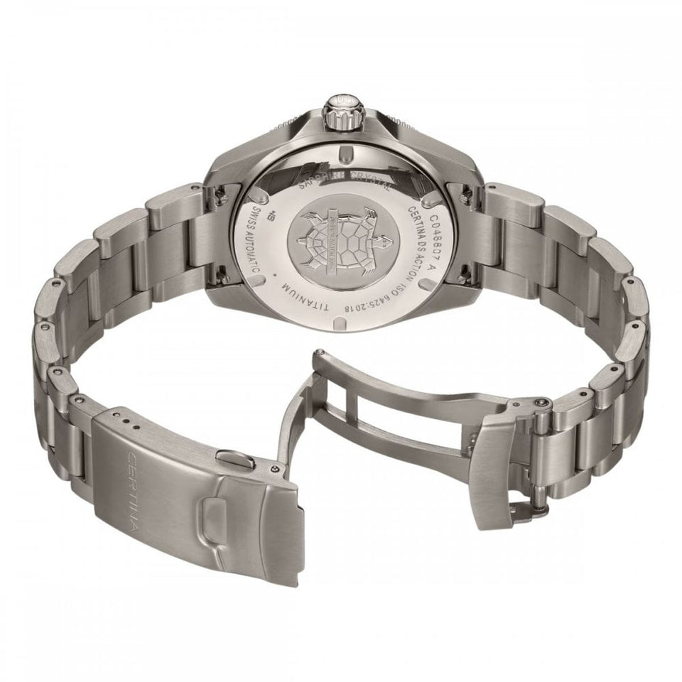 Certina Titanium DS Action Diver 38mm 'Flamingo Effect' Watch