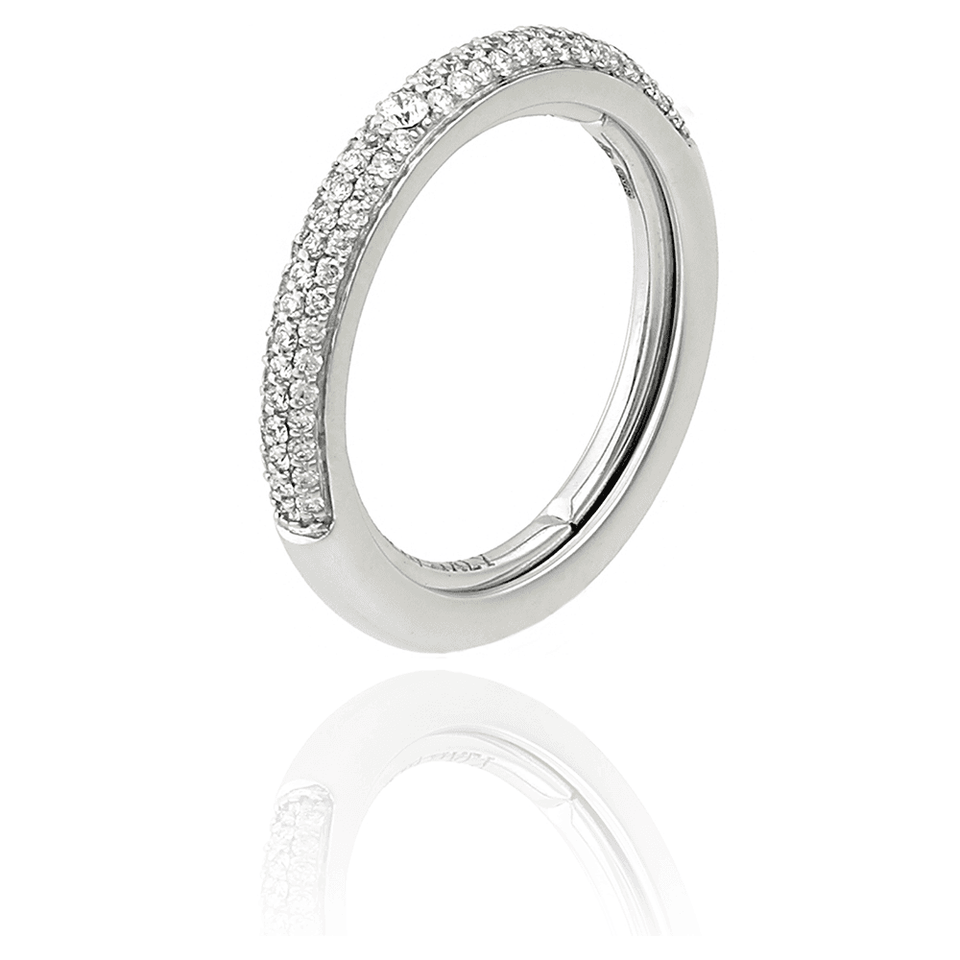 Chimento 18ct White Gold Forever Stack Me Ring