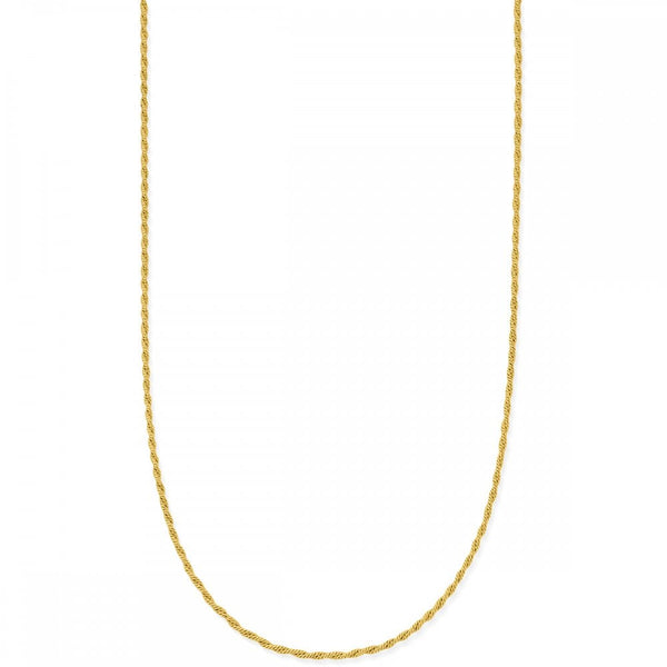 ChloBo Gold Plated Dainty Rope Chain Necklace