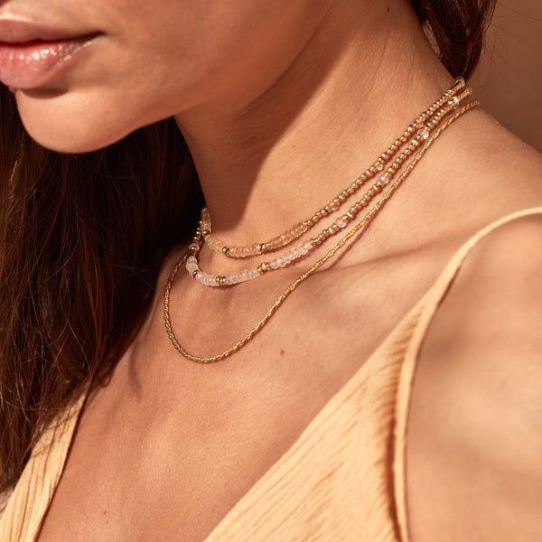 ChloBo Gold Plated Dainty Rope Chain Necklace