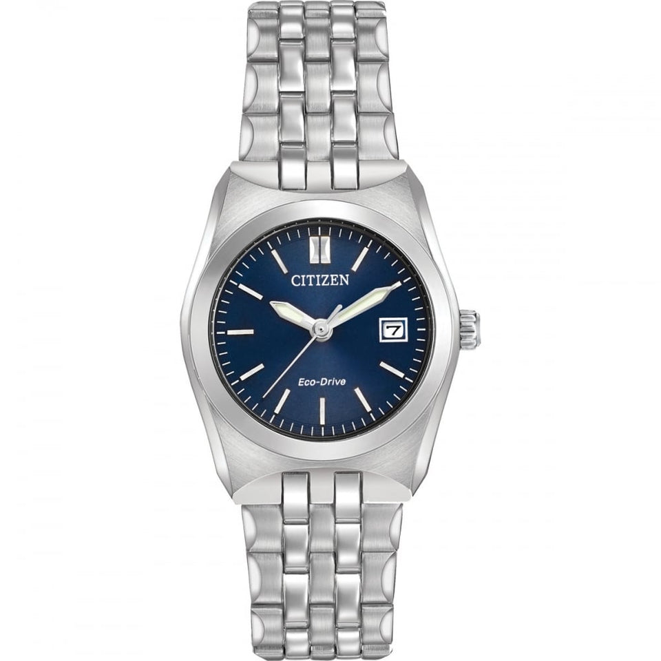 Citizen Ladies Blue Dial 28mm Bracelet Watch