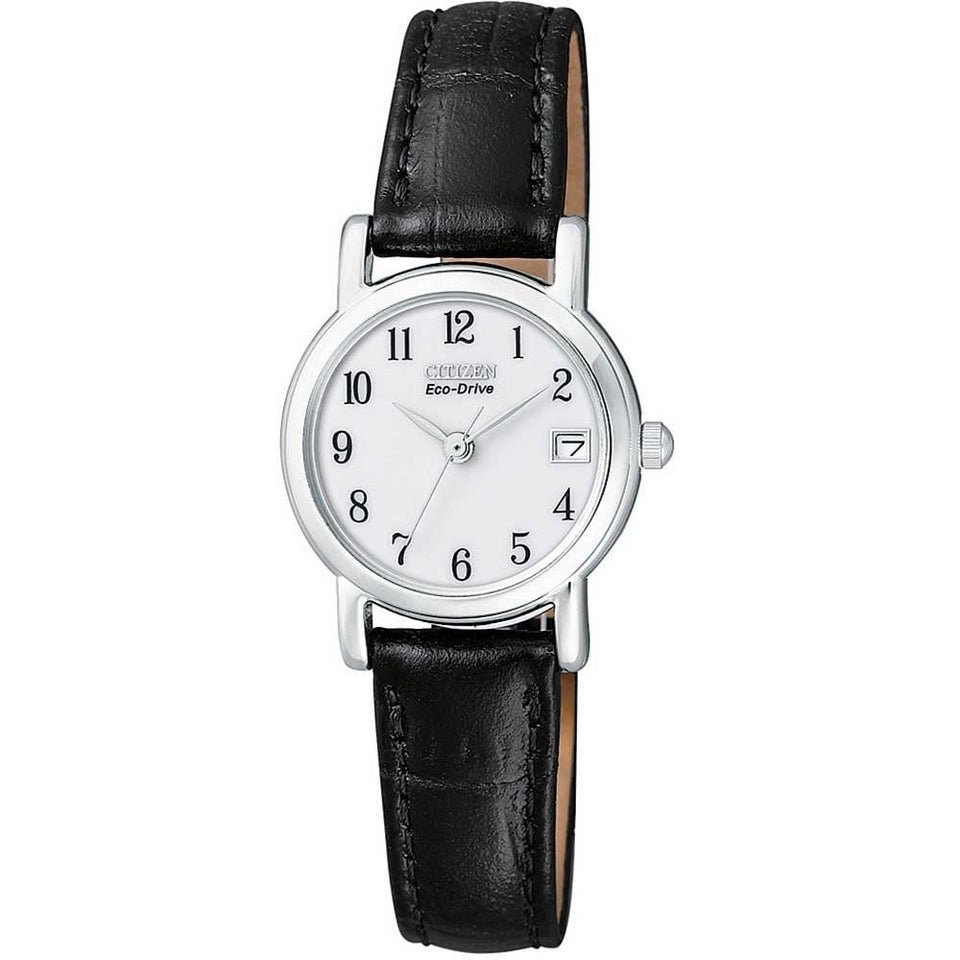 Citizen Ladies Corso Black Strap Eco-Drive Watch