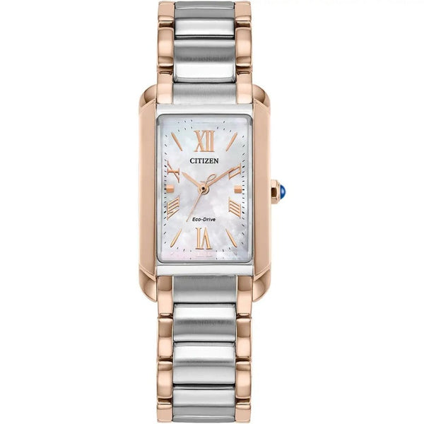 Citizen Ladies L Bianca Mother Of Pearl Dial Rose Gold Plated Watch