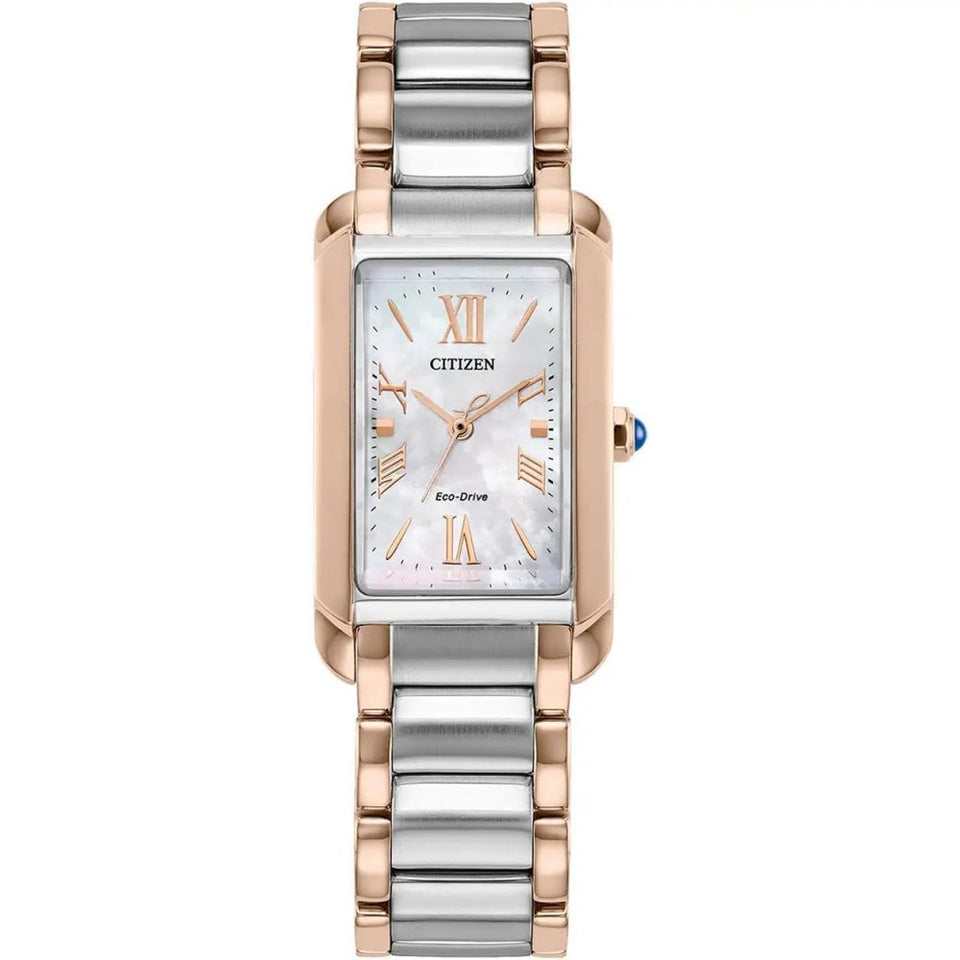 Citizen Ladies L Bianca Mother Of Pearl Dial Rose Gold Plated Watch