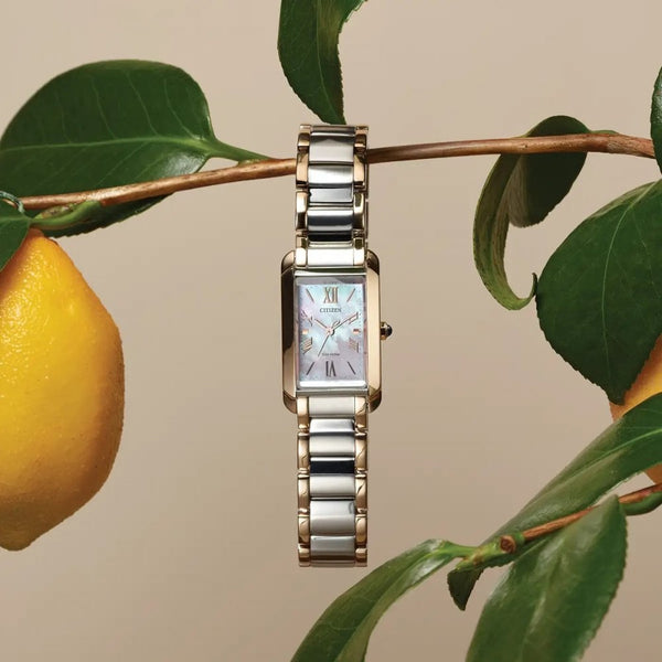 Citizen Ladies L Bianca Mother Of Pearl Dial Rose Gold Plated Watch