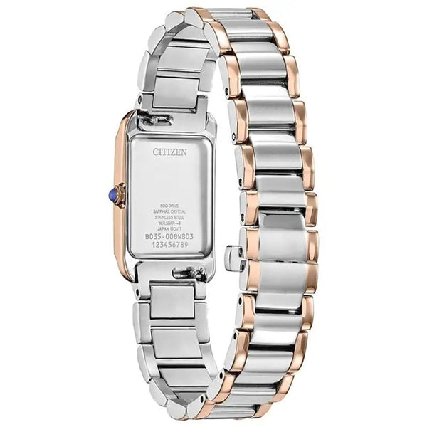 Citizen Ladies L Bianca Mother Of Pearl Dial Rose Gold Plated Watch