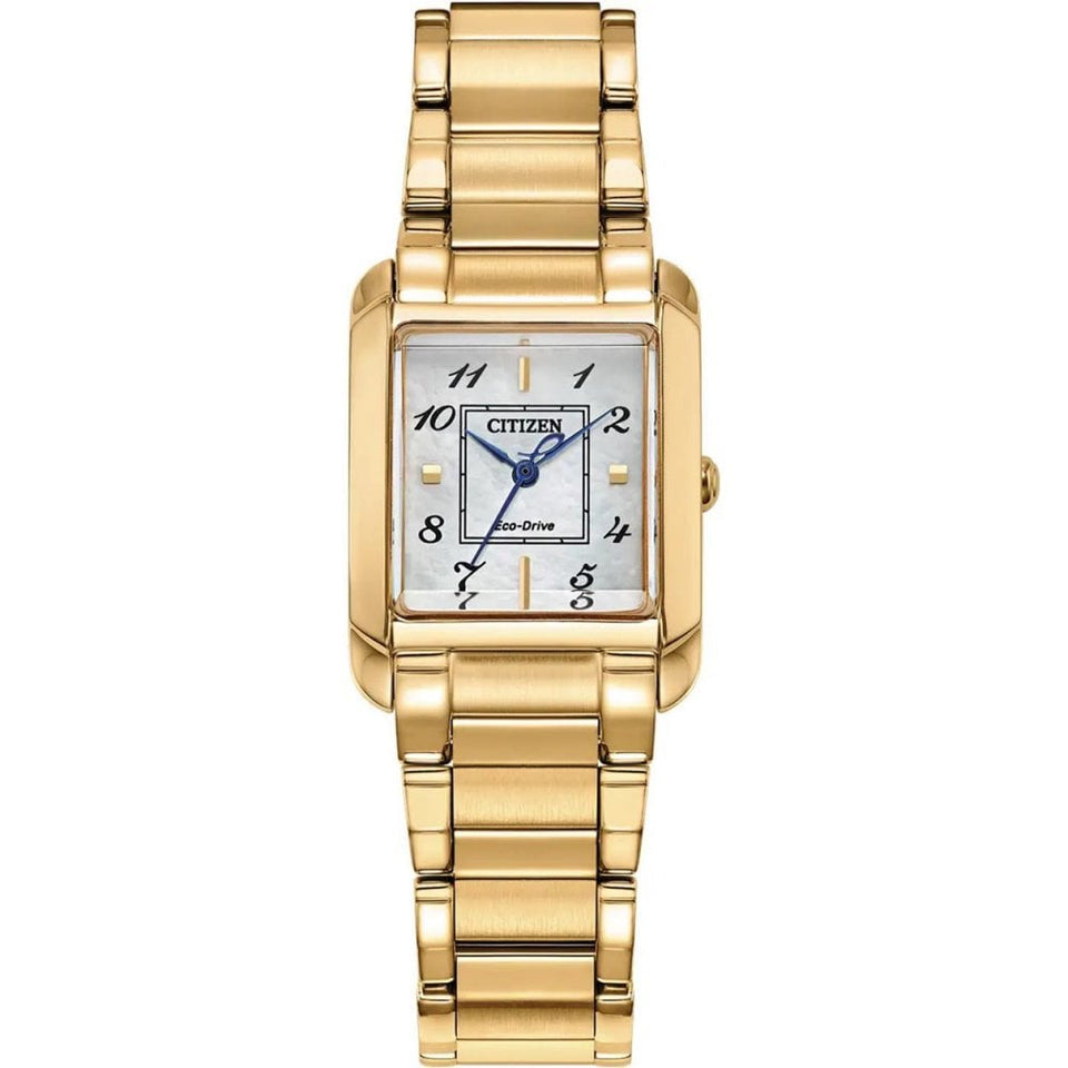 Citizen Ladies L Bianca Mother Of Pearl Gold Plated Watch