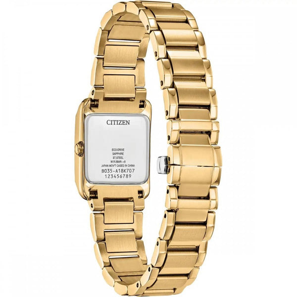 Citizen Ladies L Bianca Mother Of Pearl Gold Plated Watch