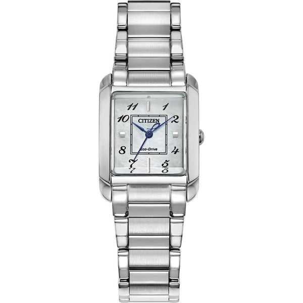 Citizen Ladies L Bianca Mother Of Pearl Rectangular Dial Watch