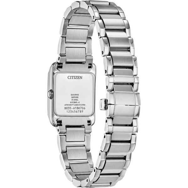 Citizen Ladies L Bianca Mother Of Pearl Rectangular Dial Watch