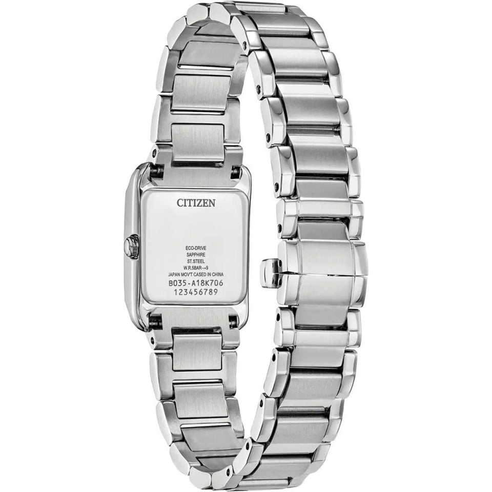 Citizen Ladies L Bianca Mother Of Pearl Rectangular Dial Watch