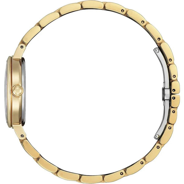 Citizen Ladies L Silhouette Pink Dial Rose Gold Toned Bracelet Watch