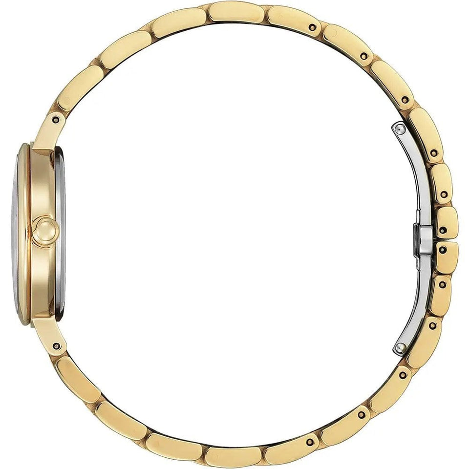 Citizen Ladies L Silhouette Pink Dial Rose Gold Toned Bracelet Watch