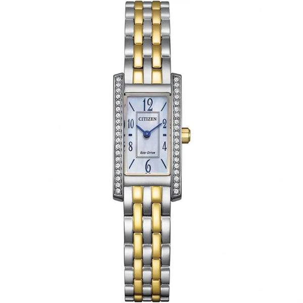 Citizen Ladies Petite Palidoro Mother Of Pearl Two Tone Bracelet Watch