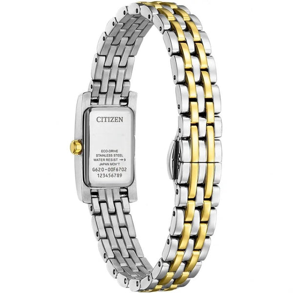 Citizen Ladies Petite Palidoro Mother Of Pearl Two Tone Bracelet Watch