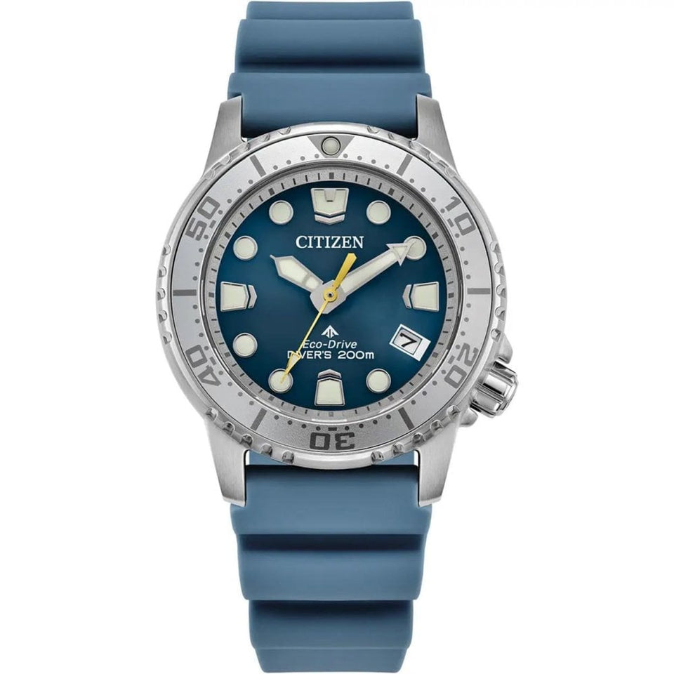 Citizen Ladies Promaster Blue Polyurethane Strap Diver Watch